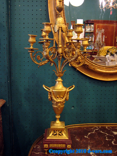 Louis XVI Vasiform Candelabra Ormolu Gilded Bronze Pair French Louis XVI Vasiform Candelabra Ormolu Gilded Bronze Pair French