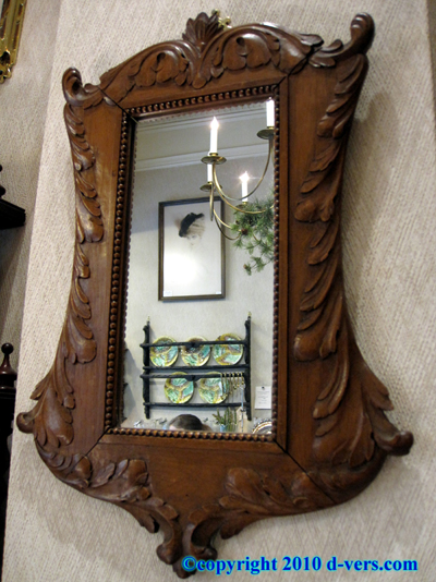 Black Forest Wood Mirror Pair Hand Carved Germany 19th Century Black Forest Wood Mirror Pair Hand Carved Germany 19th Century